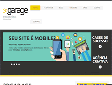 Tablet Screenshot of 3dgarage.com.br